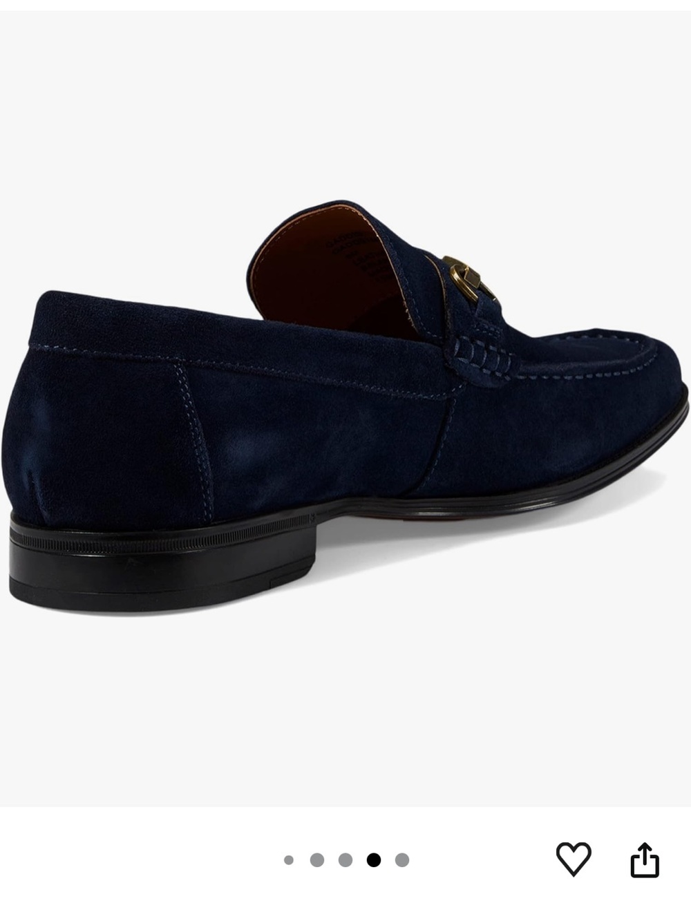 NEW Steve Madden Gaddis men’s shoes size 8 navy - Picture 7 of 14